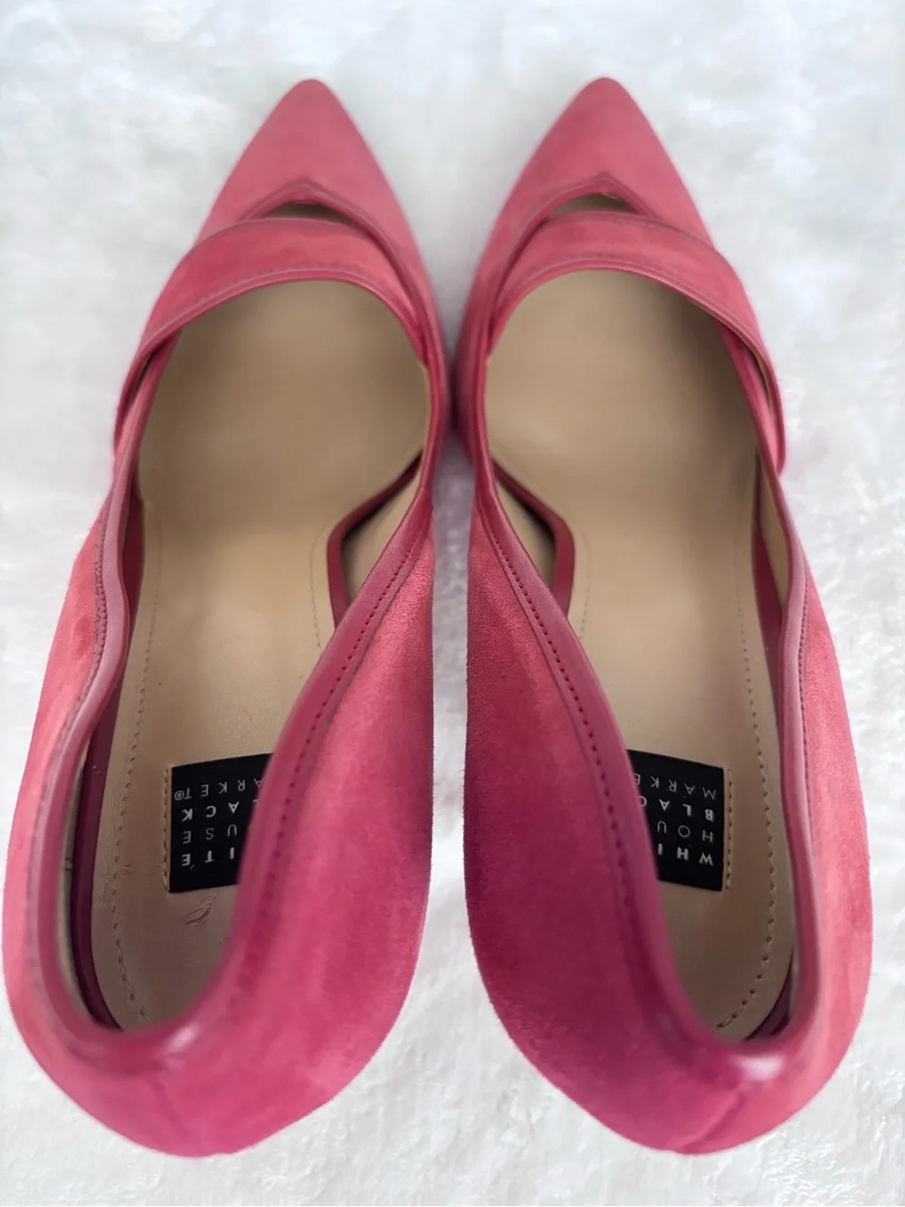 WHITE HOUSE BLACK MARKET Hayden Fire Quartz Suede Stiletto Heel Pumps--NEW--9